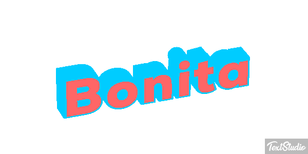 Bonita Efeito do texto