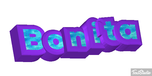 Bonita Efeito do texto