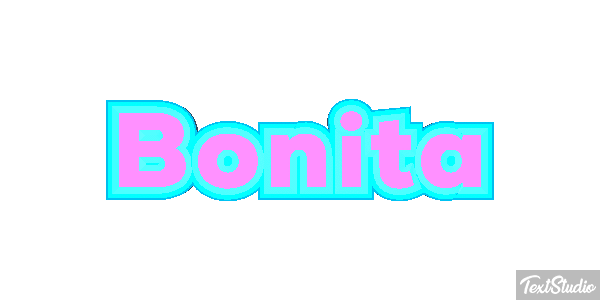 Bonita Efeito do texto