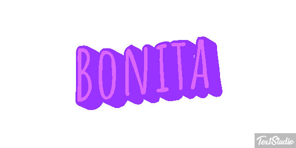 Bonita Efeito do texto
