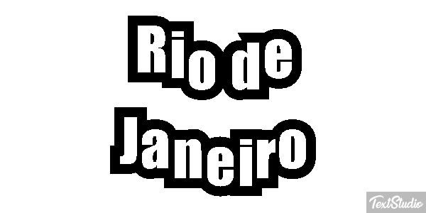 Rio de Janeiro Efekt tekstowy