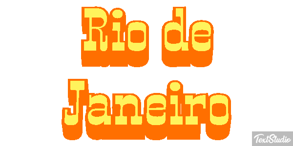 Rio de Janeiro Efekt tekstowy