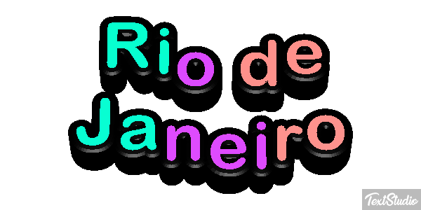 Rio de Janeiro Efekt tekstowy