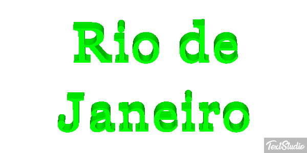 Rio de Janeiro Efekt tekstowy