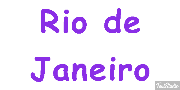 Rio de Janeiro Efekt tekstowy