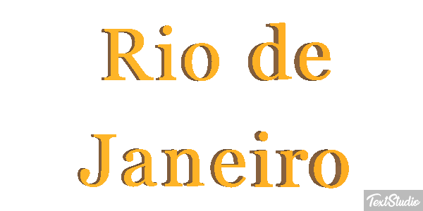 Rio de Janeiro Efekt tekstowy