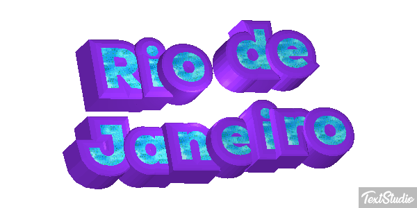 Rio de Janeiro Efekt tekstowy