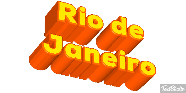 Rio de Janeiro Efekt tekstowy