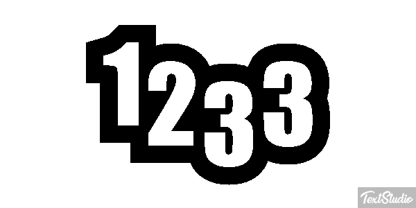 1233 Text effect