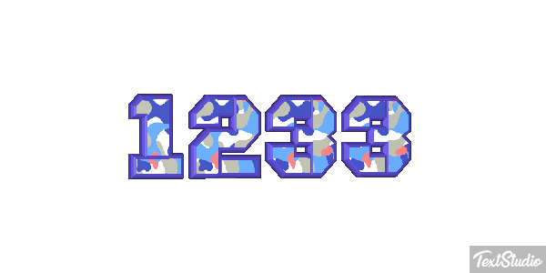 1233 Text effect