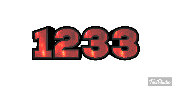 1233 Text effect
