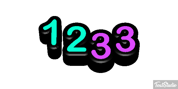 1233 Text effect