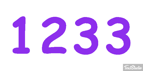 1233 Text effect