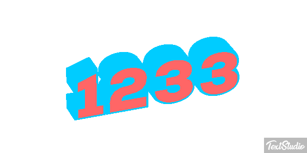 1233 Text effect