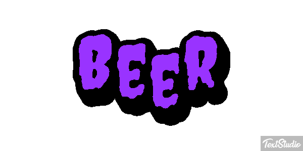 Beer Tekst effect