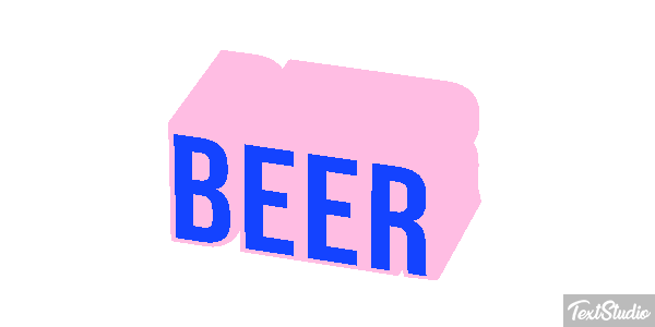 Beer Tekst effect