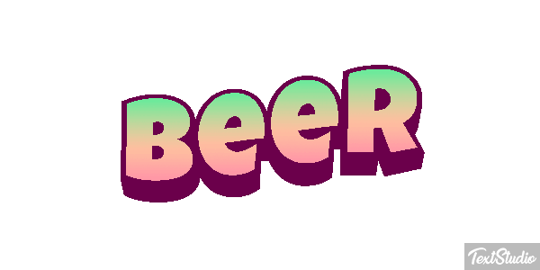 Beer Tekst effect