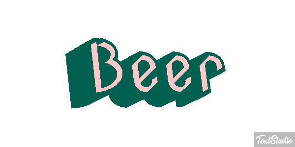 Beer Tekst effect