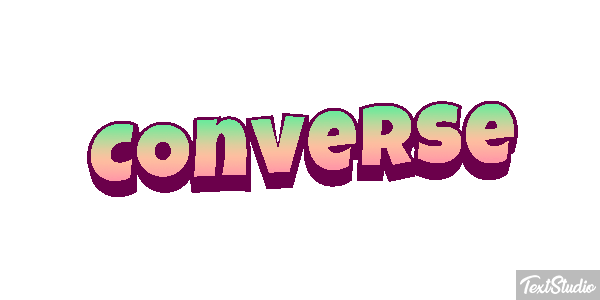 Converse Текстовый эффект