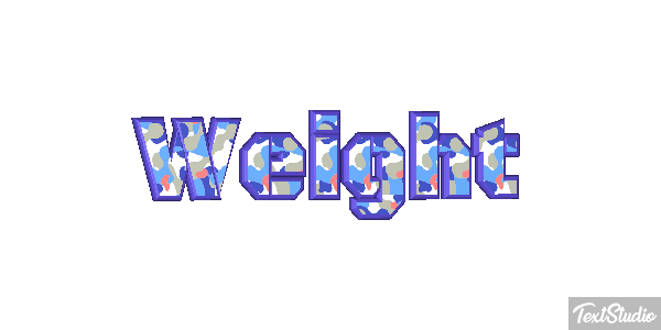 Weight Текстовый эффект