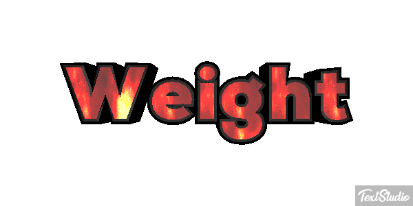 Weight Текстовый эффект