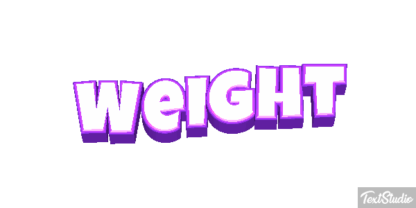 Weight Текстовый эффект
