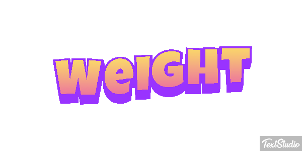 Weight Текстовый эффект