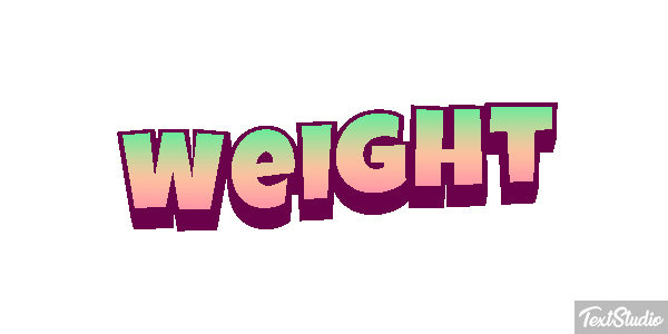 Weight Текстовый эффект