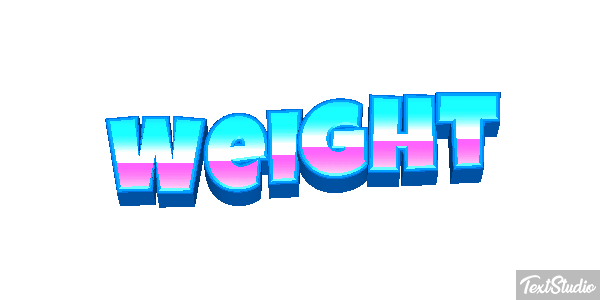 Weight Текстовый эффект