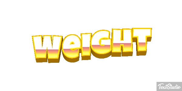 Weight Текстовый эффект