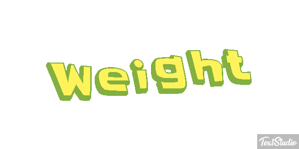 Weight Текстовый эффект
