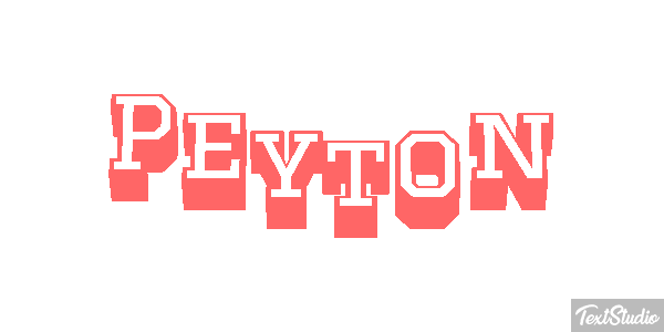 Peyton Efekt tekstowy