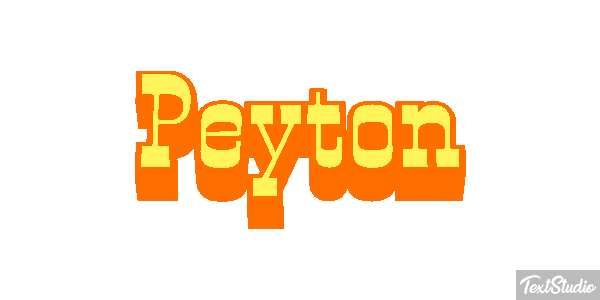Peyton Efekt tekstowy