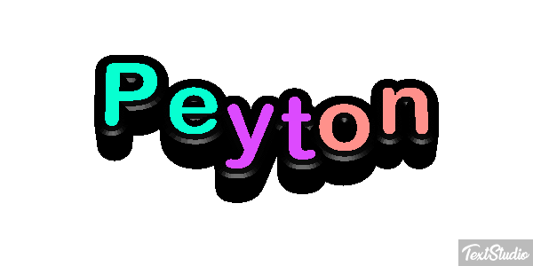 Peyton Efekt tekstowy