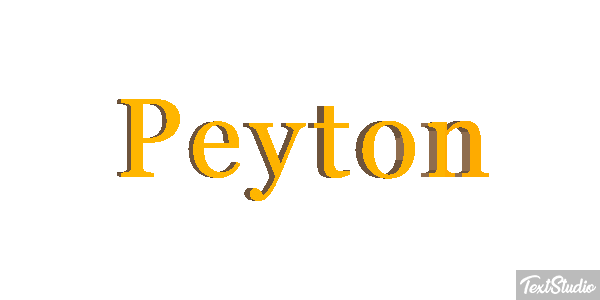 Peyton Efekt tekstowy
