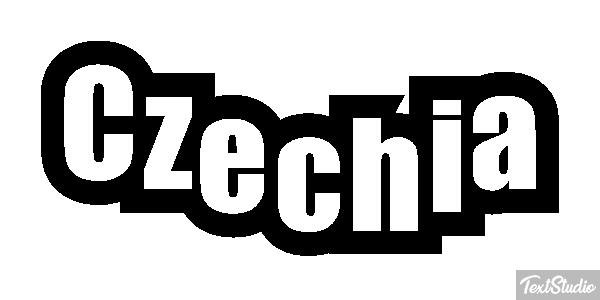 Czechia Text effect