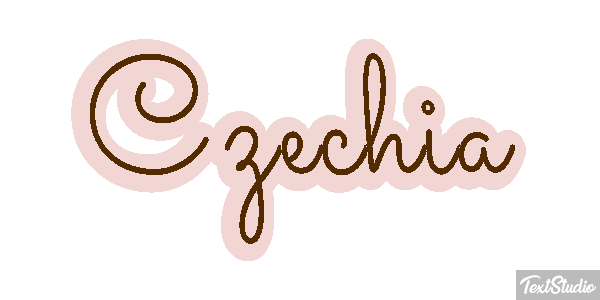 Czechia Text effect