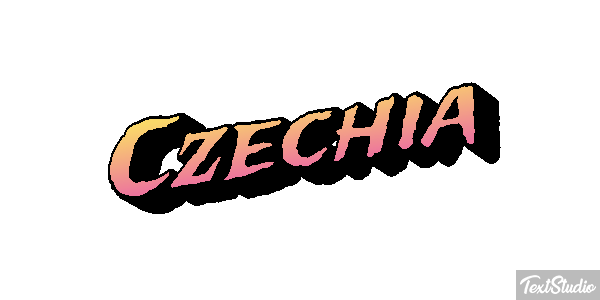 Czechia Text effect