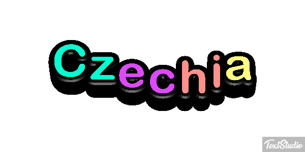 Czechia Text effect