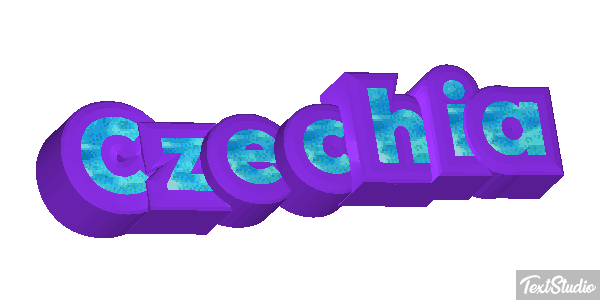 Czechia Text effect