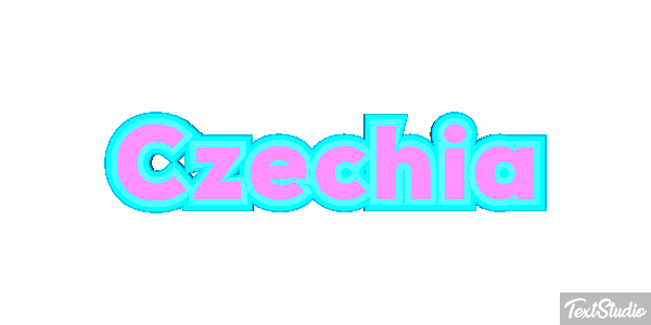 Czechia Text effect