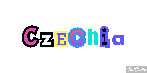 Czechia Text effect