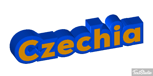 Czechia Text effect