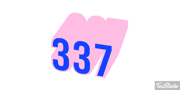 337 Texteffekt