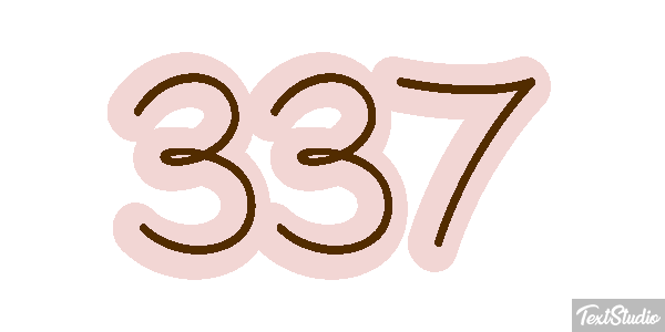 337 Texteffekt