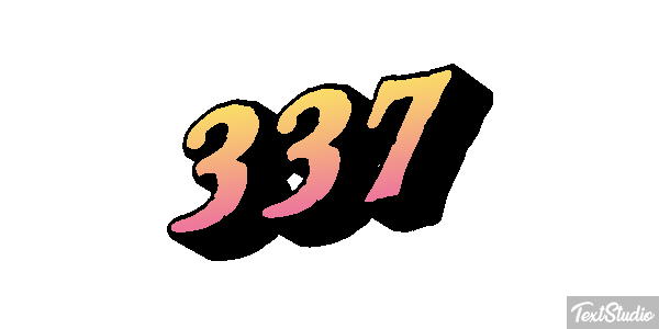 337 Texteffekt