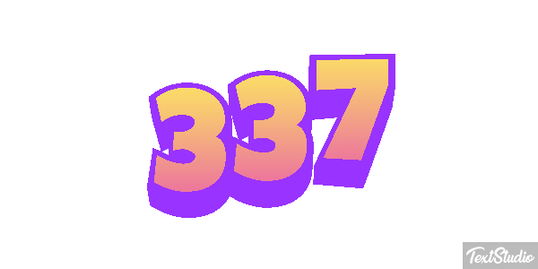 337 Texteffekt