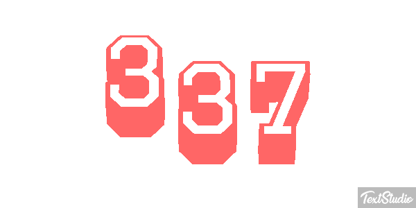 337 Texteffekt