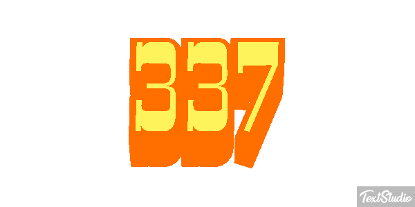 337 Texteffekt