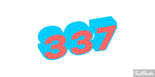 337 Texteffekt